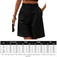 thumbnail image 2 of Pantalones Anchos Pantalones holgados para mujer Cintura elástica informal Forma de H Vacaciones Vacaciones (Negro S) Ygjytge para Mujer Negro T S, 2 of 8