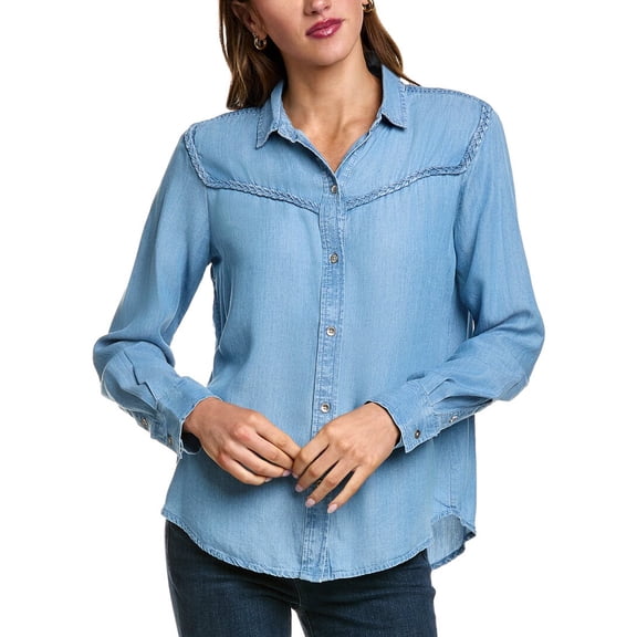 BeachLunchLounge womens  Austin Top, xs, Blue