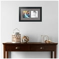 thumbnail image 2 of ArtToFrames Collage Photo Picture Frame with 2 - 5x5" Openings, Framed in Black with Pewter and Black Mats (CDM-3926-41), 2 of 8