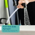 thumbnail image 5 of TEHILA White Freestanding Floor Mount Utility Sink Black Faucet for Laundry Room, Basement, Garage, 5 of 9