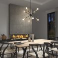 thumbnail image 2 of Artika Wayden 3CCT Chandelier Matte Black and Gold, 2 of 8