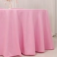 thumbnail image 3 of BalsaCircle 120" Pink Round Premium Polyester Tablecloth Party Reception Wedding Table Linens Catering Event Decorations Supplies, 3 of 8