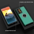 thumbnail image 4 of Samsung S21 Ultra Case, Galaxy S21 Ultra Case Dual Layer Rugged S21 Ultra Kickstand Case with Ring Holder Support Magnetic Car Mount Shockproof Case for Samsung Galaxy S21 Ultra, Dark Green, 4 of 7