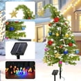 thumbnail image 4 of Lyacmy 2 Pack Solar Christmas Tree Outdoor Christmas Decorations, Waterproof 8 Modes Solar Christmas Lights Landscape Path Lights for Garden Yard, 4 of 6