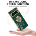 thumbnail image 5 of Dteck for Google Pixel 7A Case with Rotating Ring Holder Magnetic Kickstand, Shiny Plating Gold Edge Slim Soft TPU Shockproof Pixel 7A Case for Women Girls,Black+ 3D Astronaut, 5 of 6