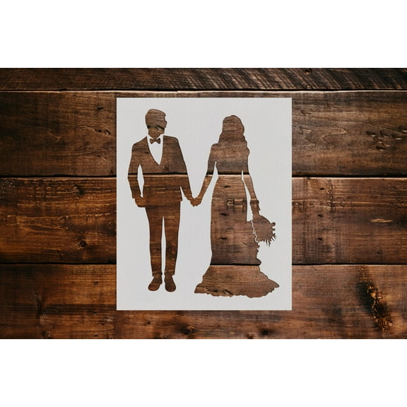 Wedding Stencil (5"x6")