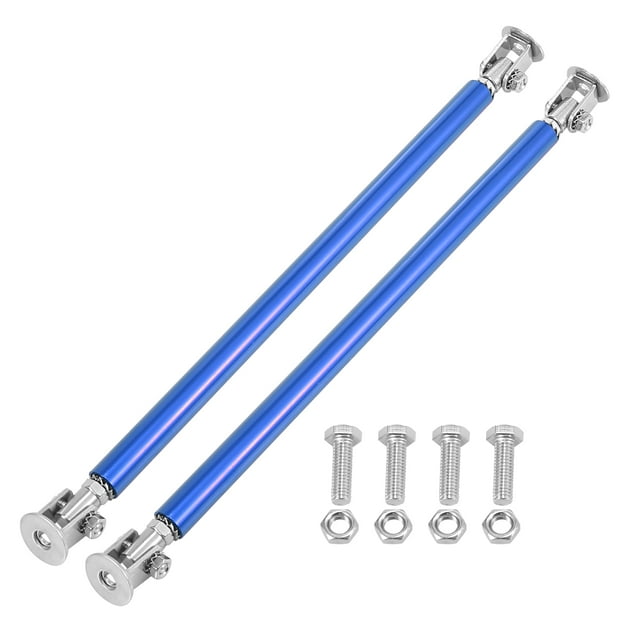 Unique Bargains 2pcs 200mm Universal Car Bumper Lip Splitter Strut Tie Rods Adjustable Splitter Support Rods