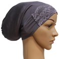 thumbnail image 1 of Gorro de hueso holgado musulmán para mujer, gorro para debajo de la bufanda, hiyab islámico, turbante interior ZefeiWu 9024735303619, 1 of 1
