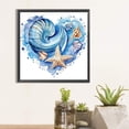 thumbnail image 2 of Diamante Pintura 5D DIY Taladro Redondo Completo Amor Estrella de Mar Decoración del Hogar LP658, 2 of 9