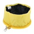 thumbnail image 2 of Comedero de viaje para perros y mascotas, bolsa de transporte para cachorros, bebedero para perros Amarillo, 2 of 8