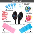 thumbnail image 2 of Kit de globos Gender Reveal RUBFAC, 2 unidades, 36 Jumbo, con confeti, 2 of 7