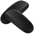 thumbnail image 4 of RENACLIPY Black PU Gaming Chair Armrest Pads 1 Pair Comfortable Protective Covers for Office and Home Use, 4 of 6