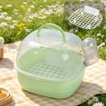 thumbnail image 1 of MKHSQHDG Clearance Transparent Panoramic Parrot Travel Cage for Small Birds, 1 of 3