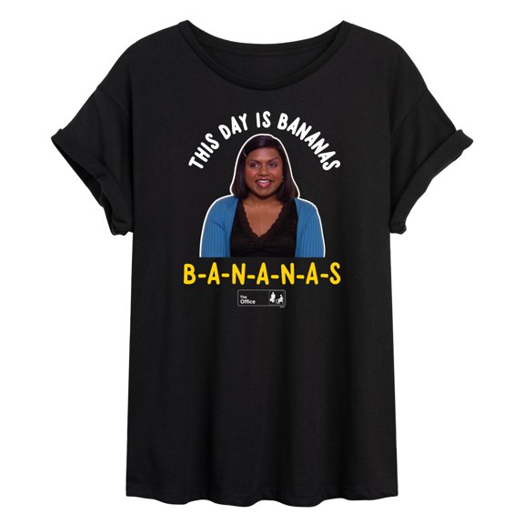 The Office - Kelly Day Is Bananas - Juniors Ideal Flowy Muscle T-Shirt