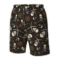 thumbnail image 5 of Naloa Pirate Skulls Men's Beach Shorts, Surfing shorts, Swim trunks, Quick Dry Swim Trunks for Surfing Beach Fun - Small, 5 of 9