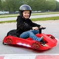 thumbnail image 3 of fukursul 360 Degree Electric Drift Go Kart with Brushless Motor, High/Low Speed, LED Lights, Music, 3-Speed Adjustable, 3 of 9