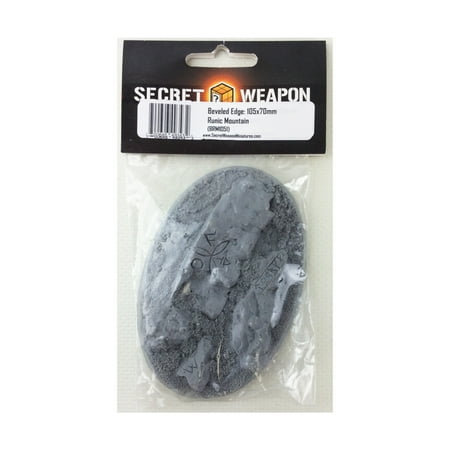 Secret Weapon Miniatures 105x70mm Beveled Base - Runic Mountain New
