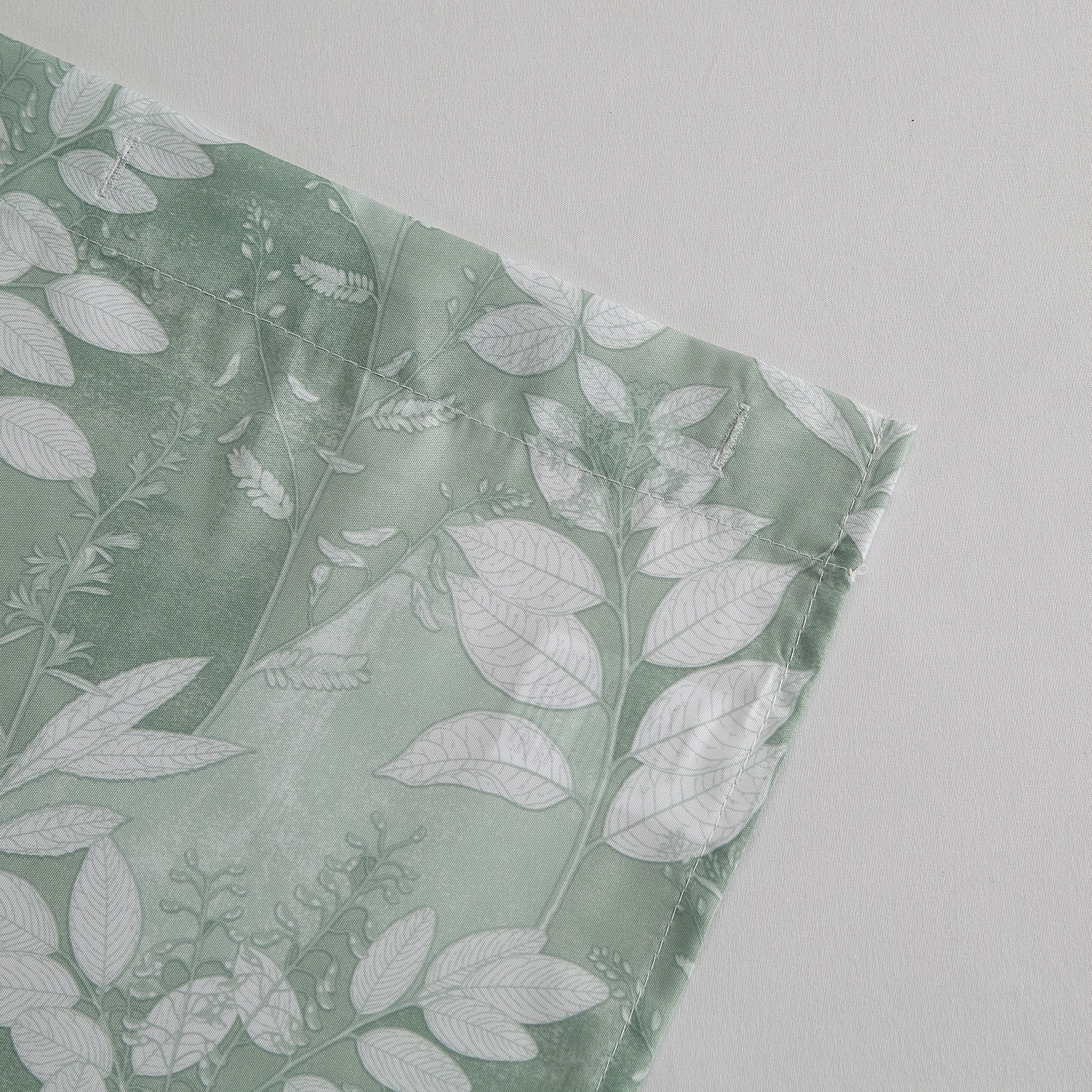 Mainstays 13-Piece Botanical Shower Set, Green