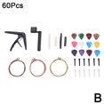 thumbnail image 1 of 48-66 Pcs Guitar Accessories Kit Guitar Changing Tool String Pick Capo Tuner V9 X7V9, 1 of 9