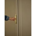thumbnail image 5 of Goo-Ki 2 Pack Brushed Gold Cabinet Pulls with Backplate, 7.6"(192mm) Hole Center Zinc Alloy Cabinet Dresser Handles for Bar Cupboard Closet Wardrobe (G015), 5 of 7