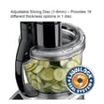 thumbnail image 6 of Waring Food Processor, With Vegetable Prep Lid Chute, 4-Quart, Silver, 6 of 6
