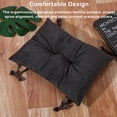 thumbnail image 6 of Thinsont Chair Cushion Seat Pad Stool Mat Floor Pillow Solid Color Indoor Outdoor Household Living Room Bench Meditation Gray 42*30cm, 6 of 6