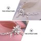 thumbnail image 4 of par de hebillas de novia europeas para zapatos de boda, decoración con brillantes diamantes de imitación., 4 of 8