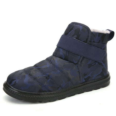

jsaierl Snow Boots Plus Velvet To Keep Warm Outdoor Cotton Shoes Skating Shoes High-top Thickening To Keep Warm