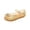 Gold, variant on Dress Up Princess Jelly Sandals, 2.5-5.5Y Little Girls Summer Rain Water Shoes, Party Cute Mary Jane Flat Sandal