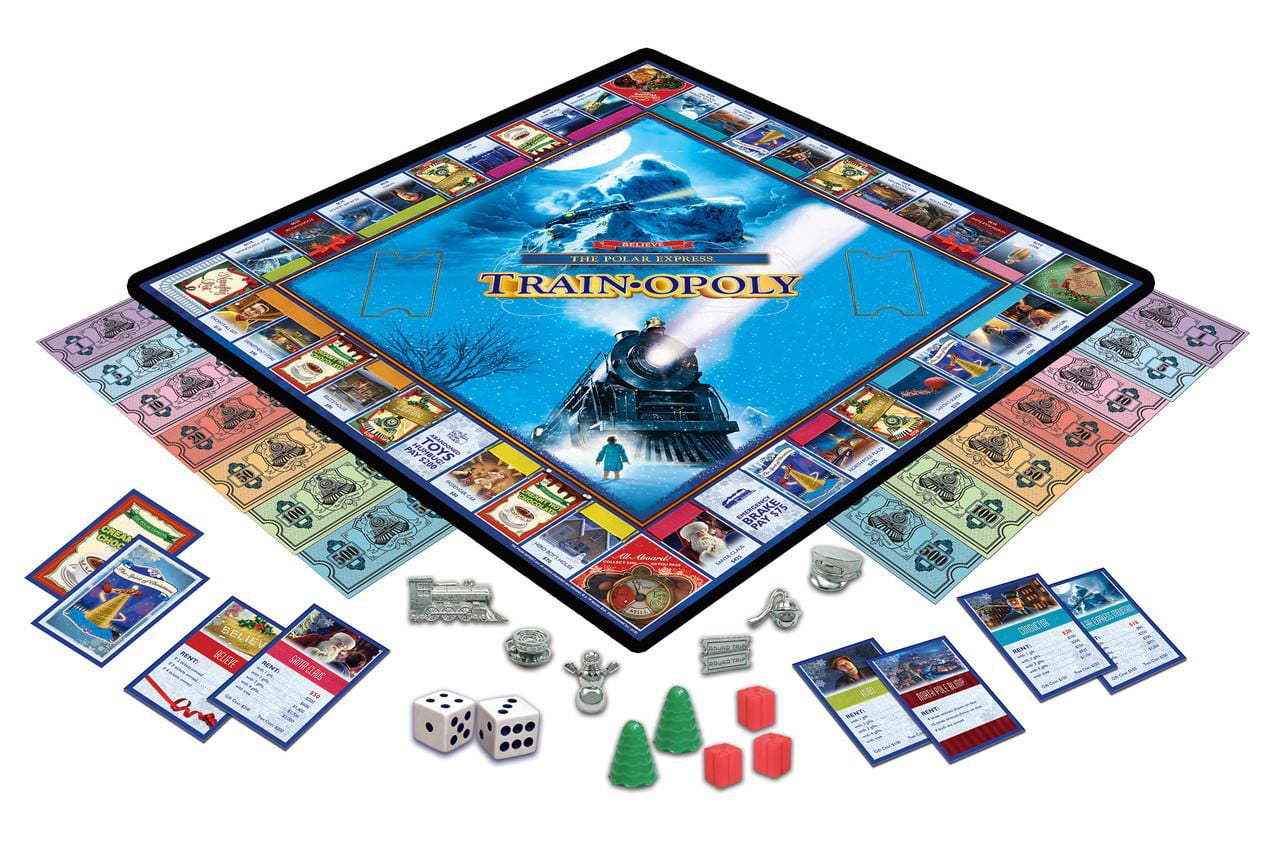 Masterpieces Puzzle Company The Polar Express Opoly Board Game