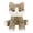 C, variant on 8.66 x 5.91 x 1.18 Inch Simulation Sitting Cat Doll, Mengbanghh, PP Plastic, 4 Styles