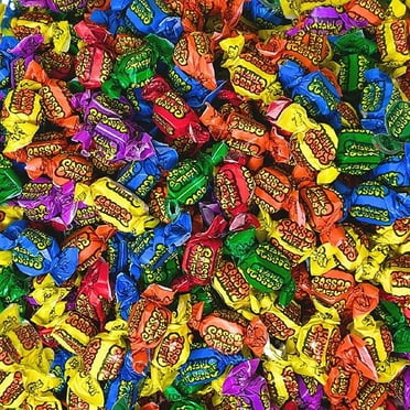 Ultimate Halloween Sour Fruit Chewy Candy Mix – 2lb Bulk Bag – Gluten & Nut Free – Soft Salt Water Chewy Candy – Perfect for Halloween Parties and Treats – Approx. 120 Pieces