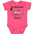 thumbnail image 3 of Inktastic My Brother Graduated and I'm Super Proud Boys or Girls Baby Bodysuit, 3 of 5