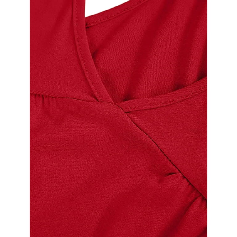 Capreze Nightgowns Dress for Women Sleepshirt Spaghetti Strap Pajama Shirt  Soft Sleep Dress Striped Pocket Loungewear Nightshirt Size S-2XL