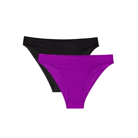 

Smart & Sexy Women s Seamless No-Show High Leg Panty 2-Pack Style-SA1405