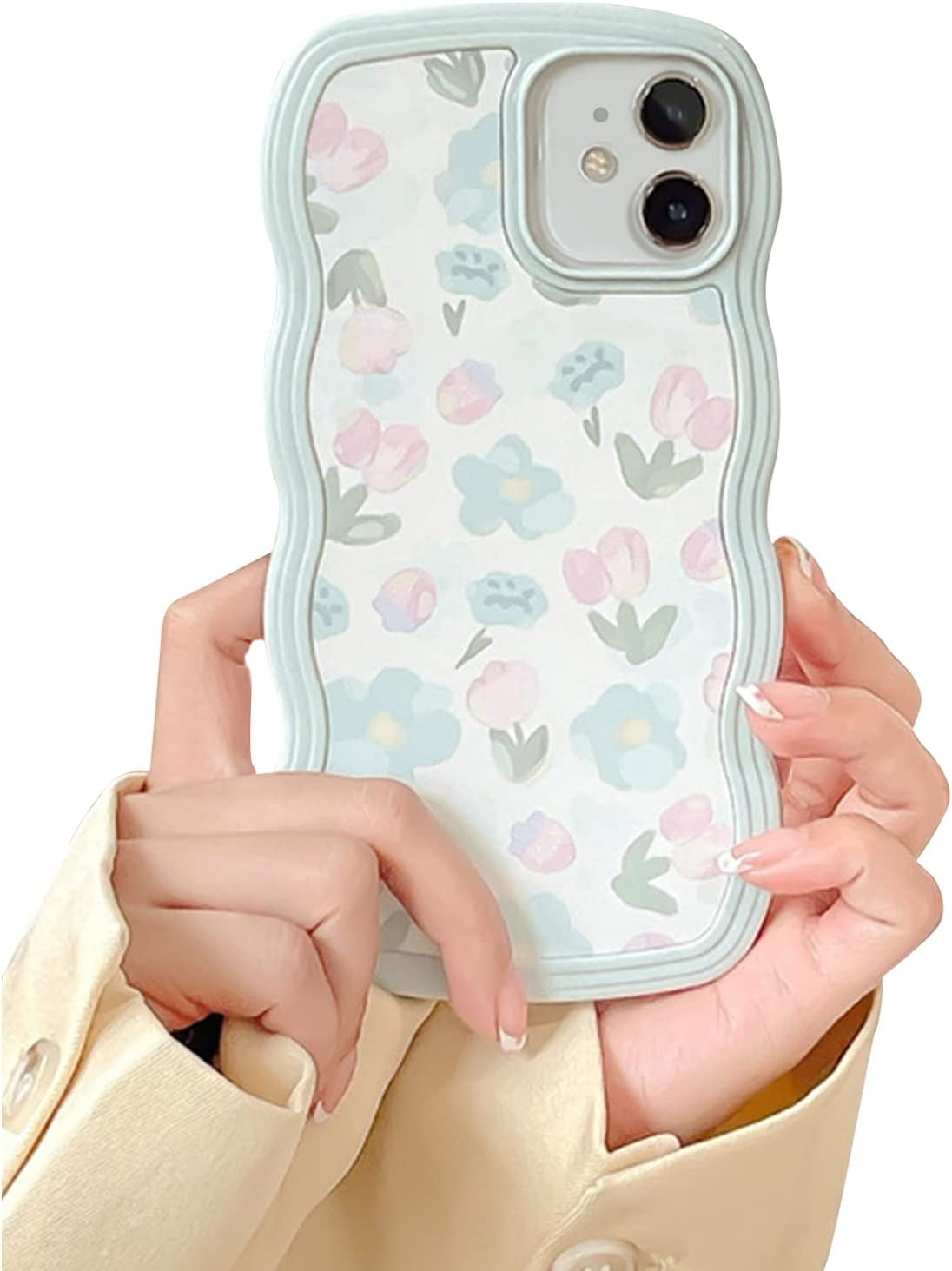 Compatible with iPhone XR Case with Phone Charm/Chain,Cute