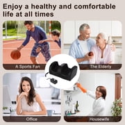 Shiatsu Foot Massager Machine with Heat, Foot and Calf Massager with Massage Roller, Deep Tissue Massager for Plantar Fasciitis, Pain Relief, Promotes Blood Circulation, Gifts for Women & Men