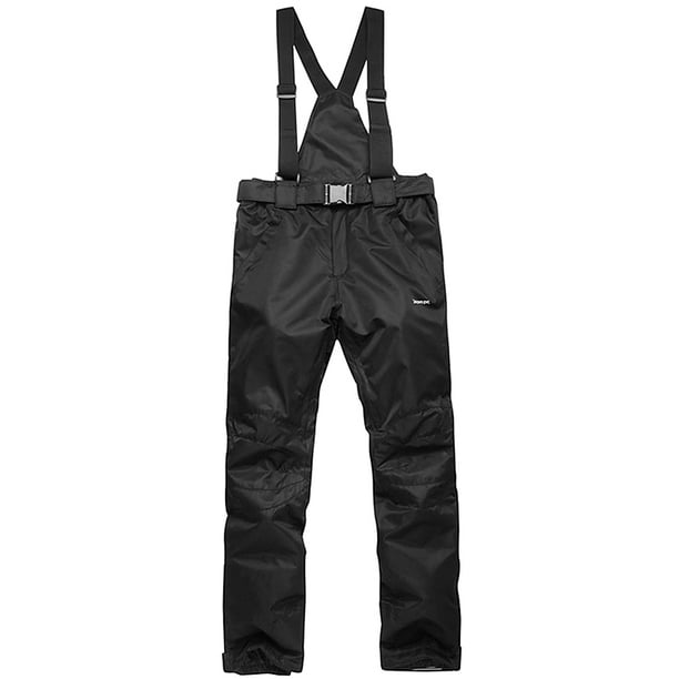 Winter Warm Snow Pants Cold Weather Waterproof Skiing Pants Trousers with  Removable Suspenders for Men Women Skiing Snowboarding Shoveling 