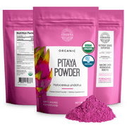 Foraging Organic Pitaya Powder (8 oz) Freeze Dried Dragon Fruit Powder Superfood
