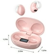 thumbnail image 3 of Open Ear Headphones Wireless Bluetooth 5.4 Earbuds with Earhooks Microphone,40H Playtime IPX7 Waterproof, Light Weight Comfortable Fit,Suitable for Workout Running - Pink, 3 of 7