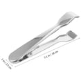 thumbnail image 2 of WRITWAA 1Ud Pinza Para Y Hielo De Acero Inoxidable Con Antideslizante Plateada, 2 of 8