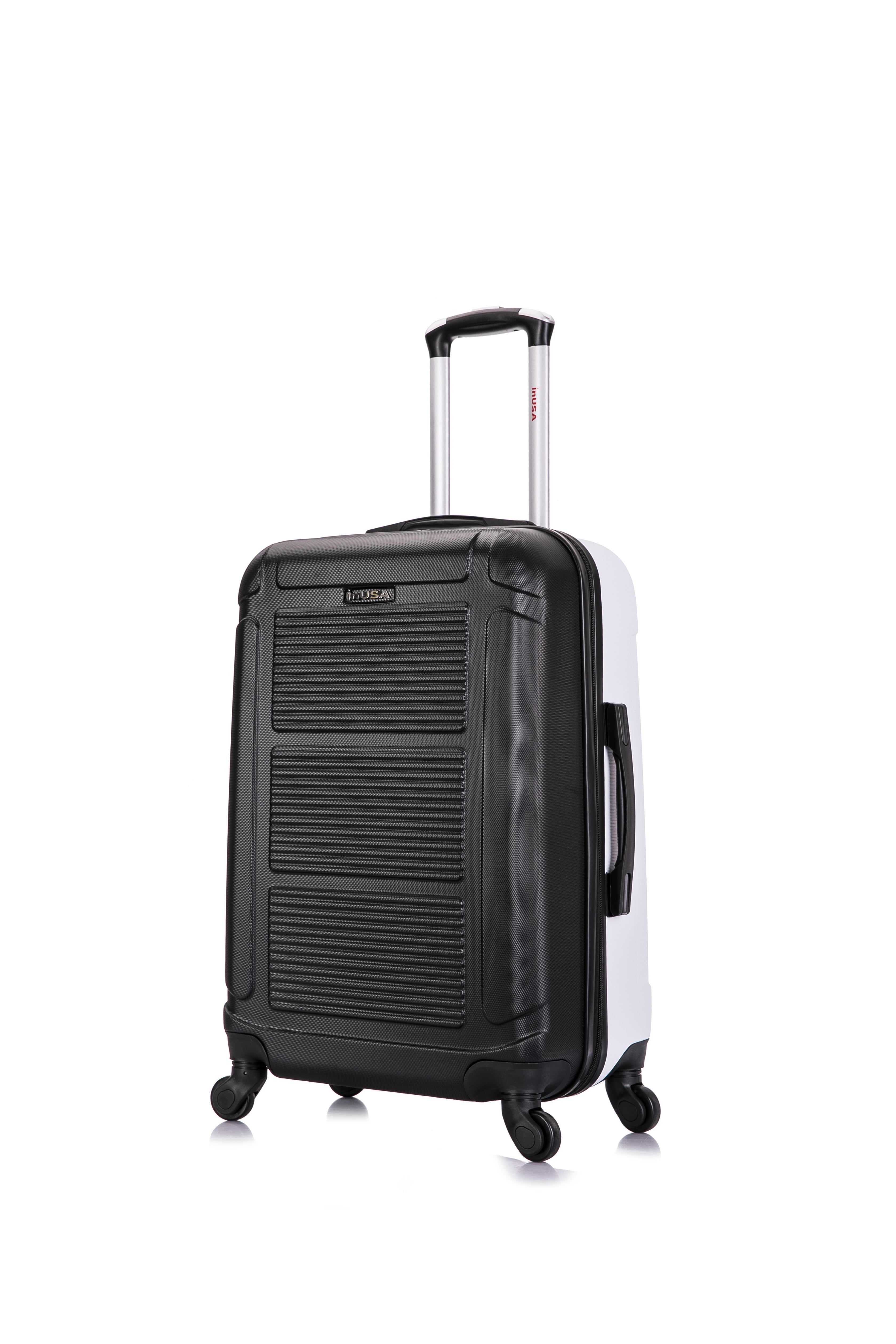 InUSA InUSA Pilot 24" Lightweight Hardside Spinner Luggage, Black