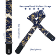 thumbnail image 3 of Universal Personalized Guitar Straps - Electric Guitar Straps, Folk Guitar Straps, Blue, 3 of 6