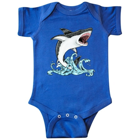 

Inktastic Great White Shark Jumping Gift Baby Boy or Baby Girl Bodysuit