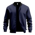 thumbnail image 2 of Kureaily Lightweight Casual Jacket Outdoor Windbreaker Softshell Lined Full Zip Hooded Coat For Daily Streetwear Comfort Jackets for Men, 2 of 3