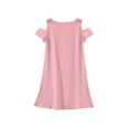 thumbnail image 6 of XADYUY Summer Dress for Girls Casual A-Line Sleeveless Toddler Skater Solid Color Basic Crew Neck Swing kids sundresses girls 4-16,Pink 9-10 Years, 6 of 6
