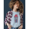 thumbnail image 2 of Classic Cup Design - Retro ICEE 'Coldest Drink In Town' Graphic Women's T-shirt, 2 of 4