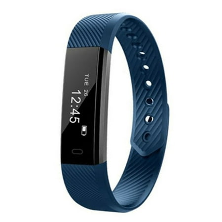 ID115 Smart Watch Bluetooth Heart Rate Wristband Smart Bracelet - Your Best Fitness Tracker - Sleep Monitor Passometer Band Alarm Clock Calories (Best Bluetooth Tracker 2019)