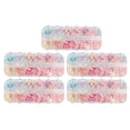 thumbnail image 2 of Nail Art Charm Rubber 12 tipos colorido corazón estrella patrón de flores para decoración DIY, 2 of 12