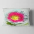thumbnail image 2 of Designart Large Red Poppy Flower on White - Floral Throw Pillow - 12x20, 2 of 5